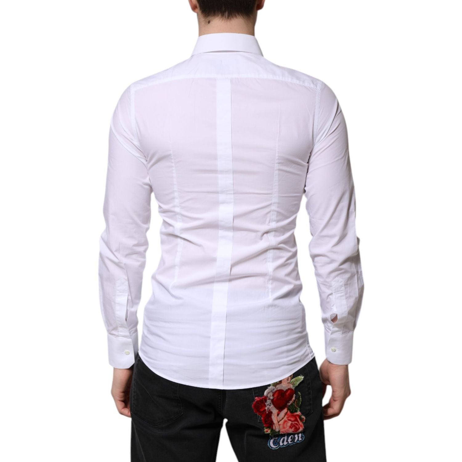 Front view with bag zipped and handles upright.