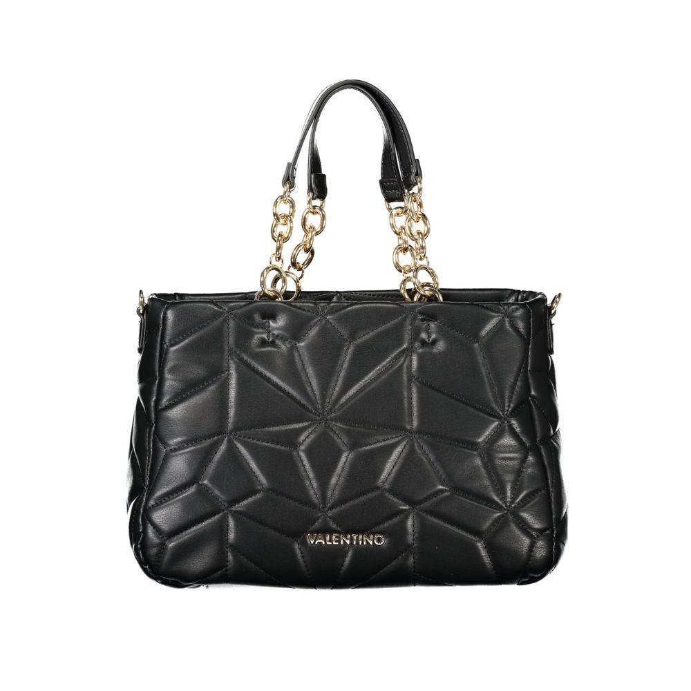 Front view with bag zipped and handles upright.