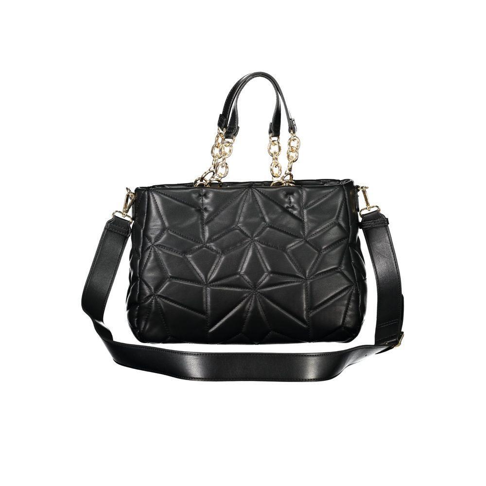 Front view with bag zipped and handles upright.