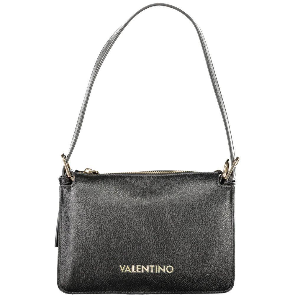 Front view with bag zipped and handles upright.