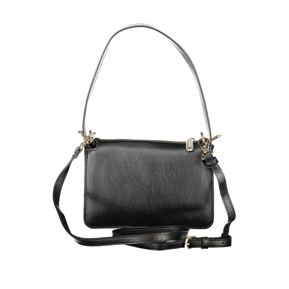 Front view with bag zipped and handles upright.