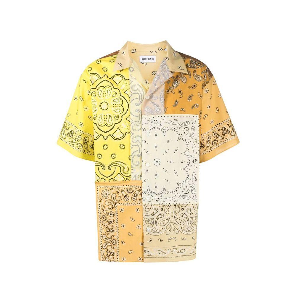 Kenzo Patchwork Short Sleeves Shirt KE-8735505318100-M