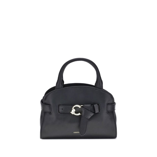 Coccinelle Black Calf Leather Bos Taurus Handbag1728,67465543840,Bags,Black,Coccinelle,Handbags - Bags,New with tags,Women