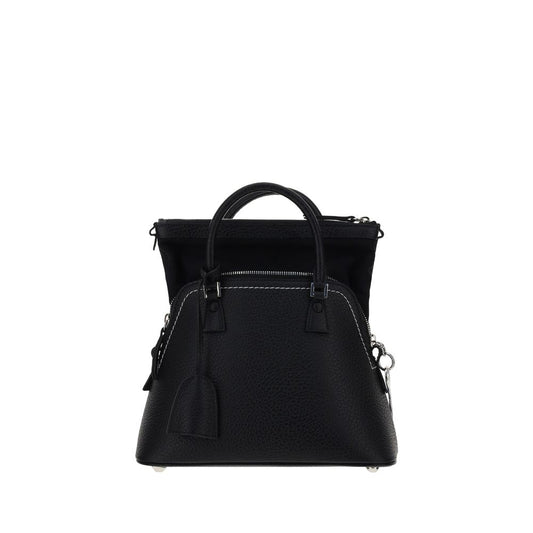 Margiela Black Calf Leather Bos Taurus Handbag
