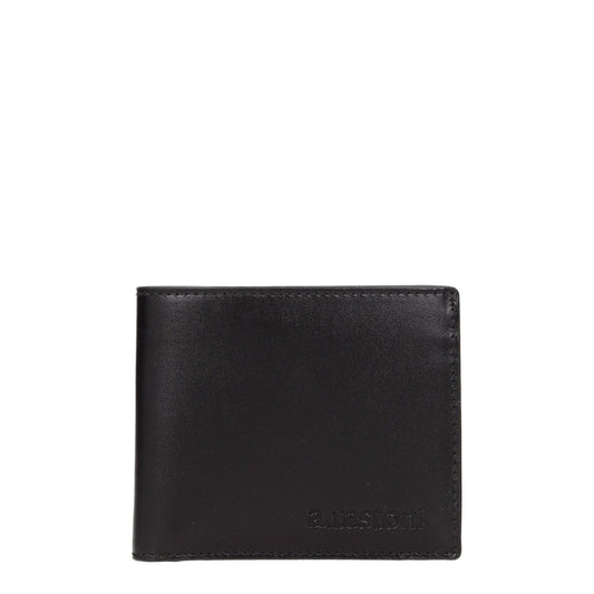 Testoni Black Leather Wallet 1728,75667636384,Accessories,Black,Men,New with tags,Testoni,Wallets - Accessories,Wallets - Wallets - Accessories