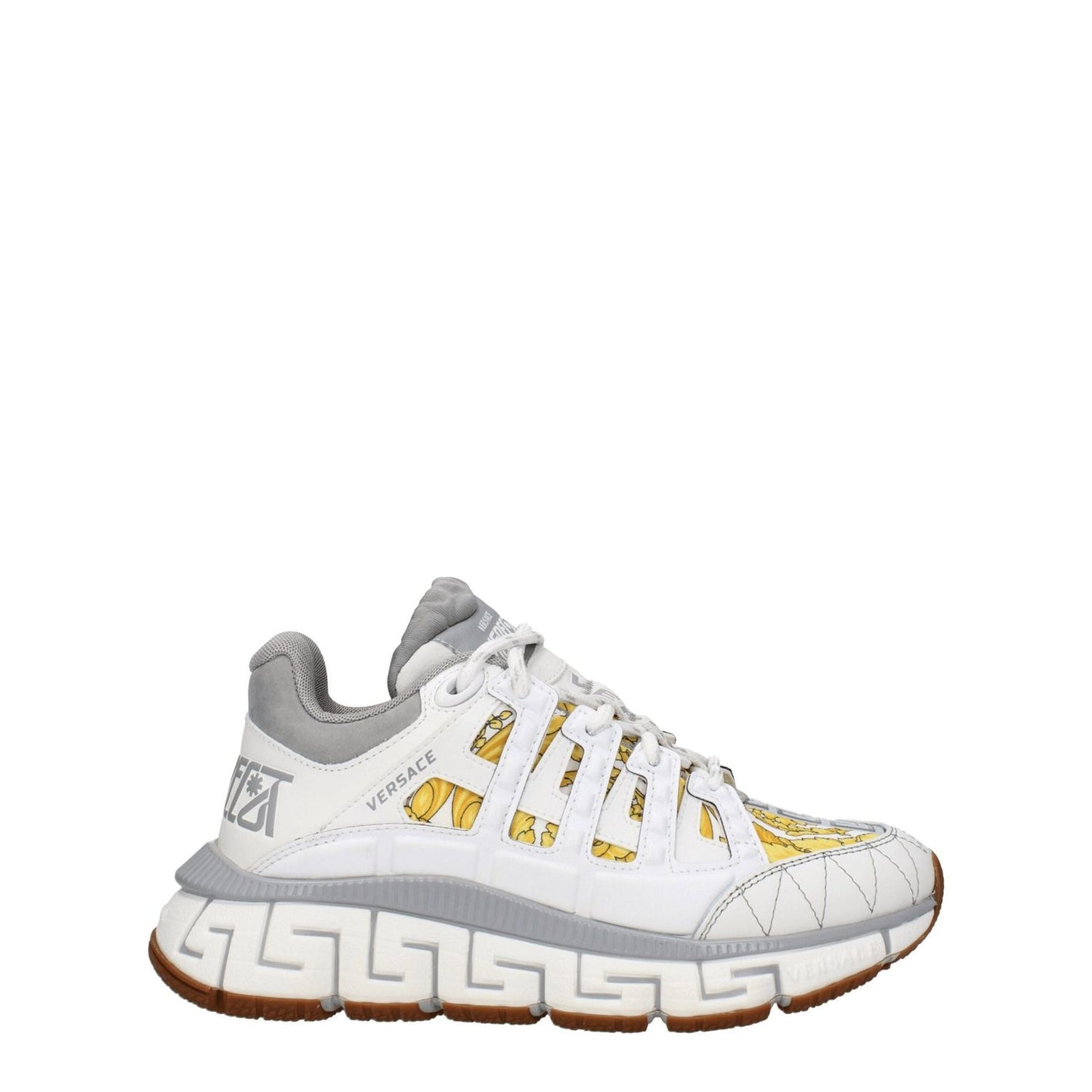 Versace White Fabric Athletic Sneakers 1728,75667636384,Athletic - Sneakers - Shoes,EU35.5/US5.5,EU36/US6,EU37.5/US7.5,EU37/US7,EU38.5/US8.5,EU39/US9,New with tags,Shoes,Sneakers - Shoes,Versace,White,Women