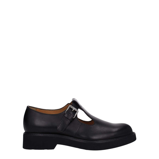 Church's Black Leather Oxfords And Derbies1728,75667636384,Black,Church's,EU37.5/US7.5,EU39/US9,New with tags,Oxfords and Derbies - Shoes,Shoes,Women