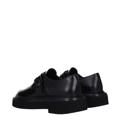 Max Mara Black Leather Oxfords And Derbies 1728,75667636384,Black,EU35/US5,EU39.5/US9.5,Max Mara,New with tags,Oxfords and Derbies - Shoes,Shoes,Women