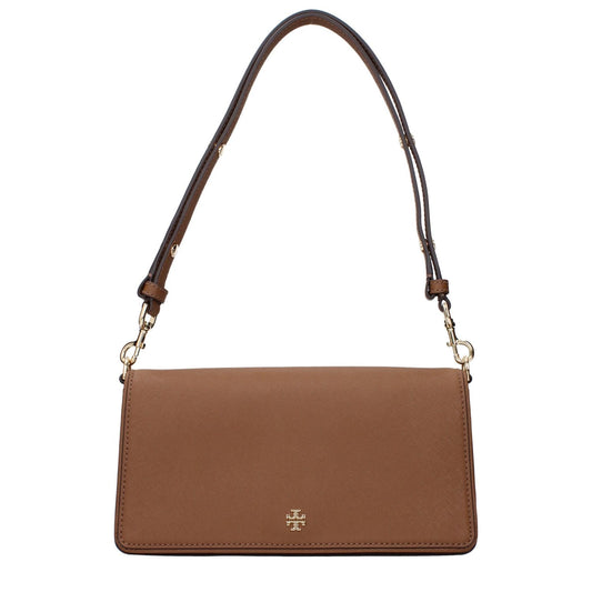 Tory Burch Brown Leather Shoulder Bags TO15109930090761BT