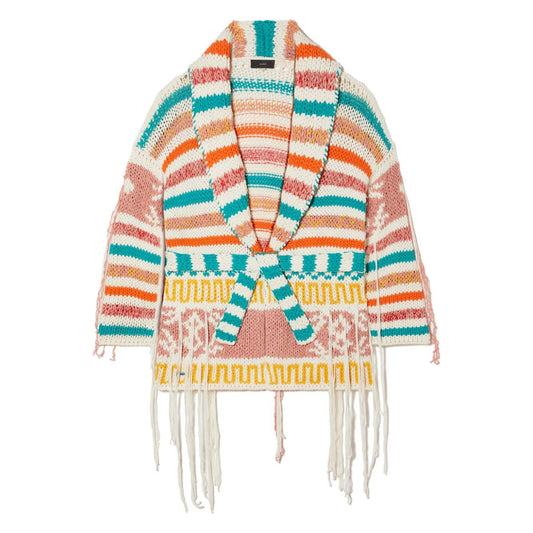 Alanui Sweaters MultiColour Topwear Alanui Light Gray