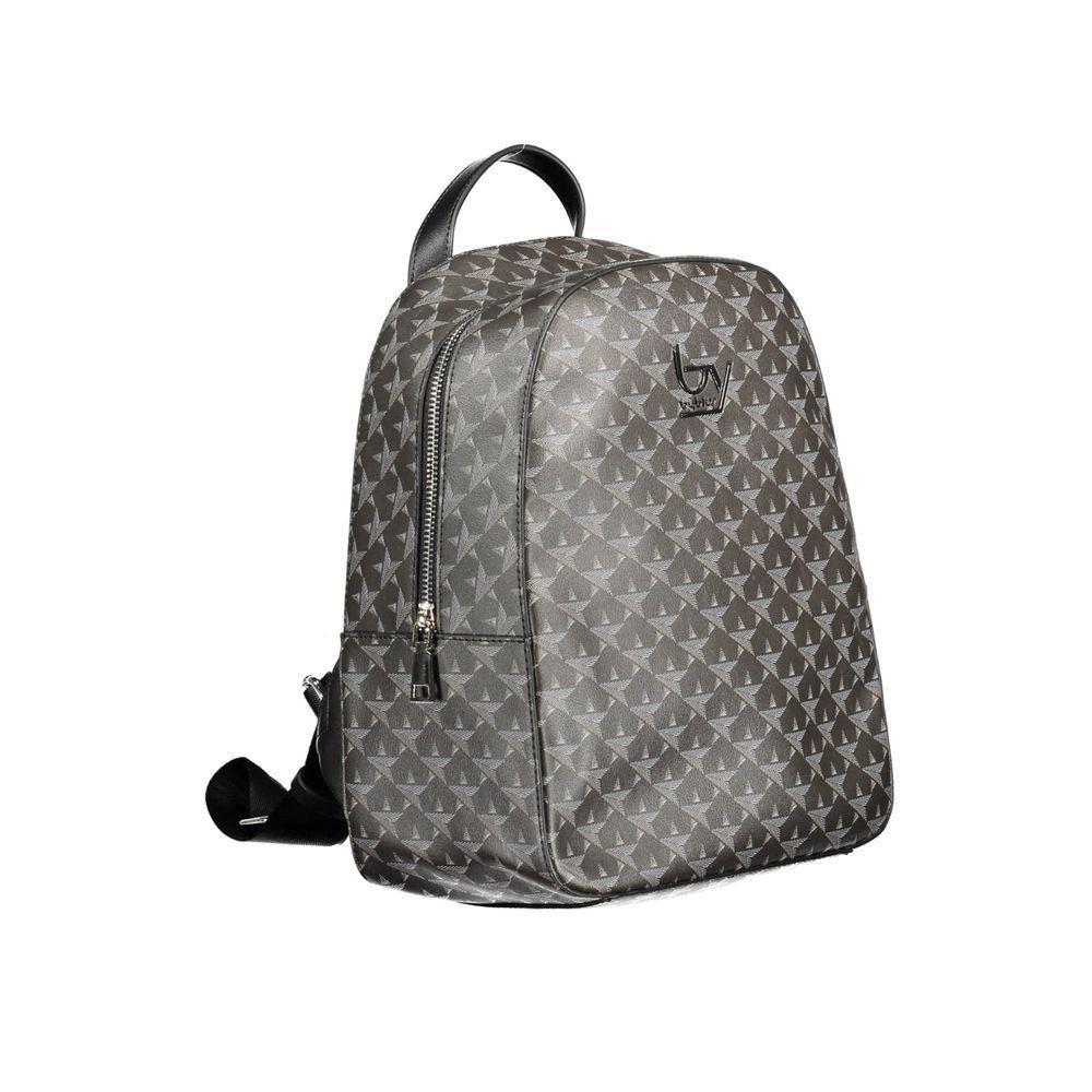 Front view with bag zipped and handles upright.