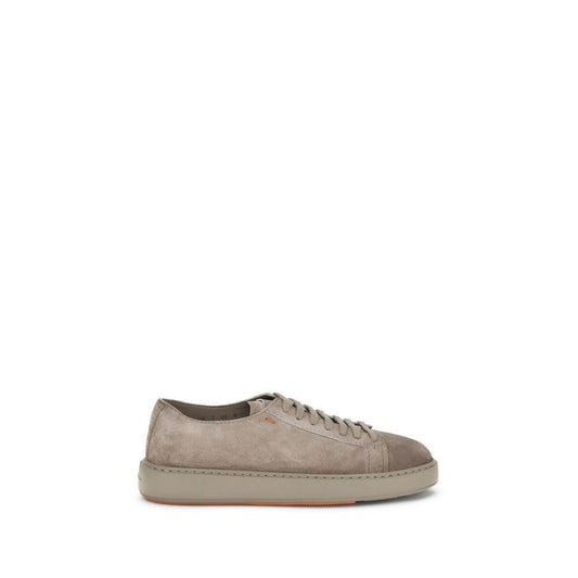 Santoni Suede Sneakers SA-MBCD21571TARCAOLE55-EU43/US10