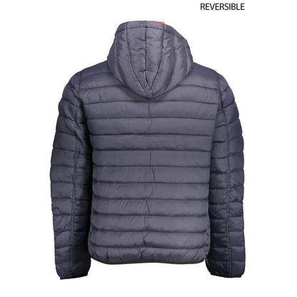 U.S. POLO ASSN. Blue Nylon Men's Reversible Jacket