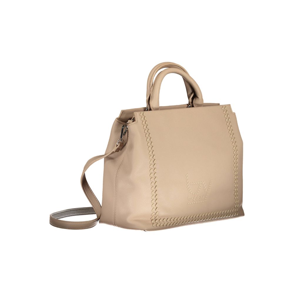 BYBLOS Beige Polyurethane Women Handbag 1728,67403481248,Bags,Beige,BYBLOS,Handbags - Bags,New with tags,Women
