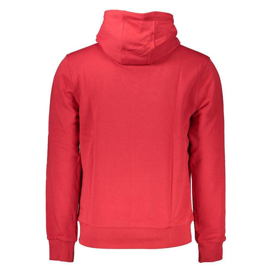 Cavalli Class Red Cotton Sweater