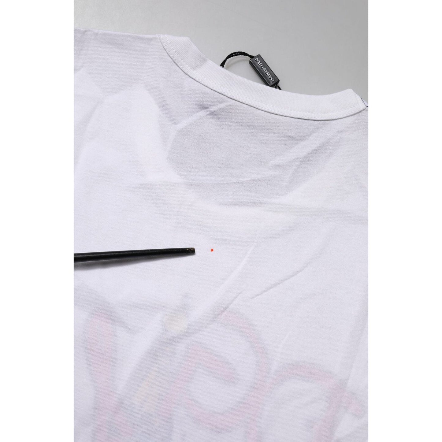 Dolce & Gabbana White DG Loves Moscow Crew Neck T-shirt TSH90690-48