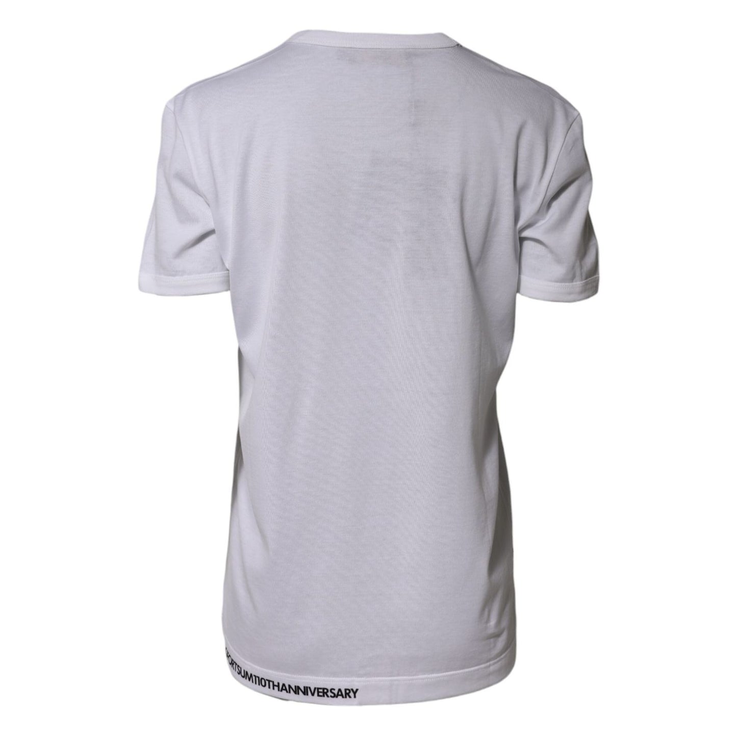 Dolce & Gabbana White DG Loves Moscow Crew Neck T-shirt TSH90695-48