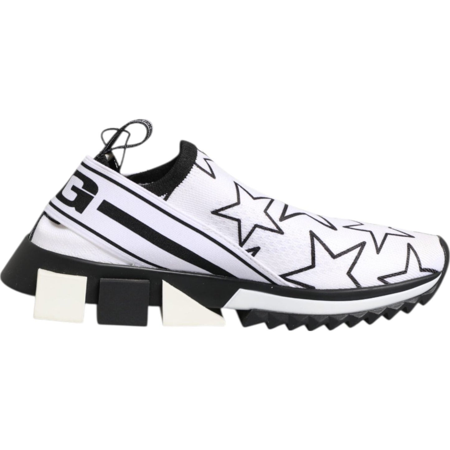 Dolce & Gabbana White Stars Sorrento Low Top Sneakers Shoes