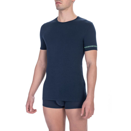Bikkembergs Black Cotton Men's T-Shirt Twin Pack1728,67345744032,Bikkembergs,Black,Clothing,L,M,Men,Men - Clothing,New with tags,S,T-Shirts - Clothing,T-Shirts - Men - Clothing,T-Shirts - T-Shirts - Clothing,XL,XXL