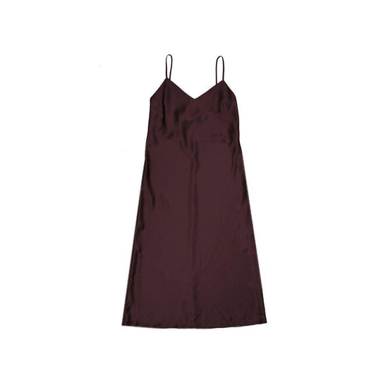 BLANCA VITA Acacia Satin Slip Midi Dress BL-8735245992148-42