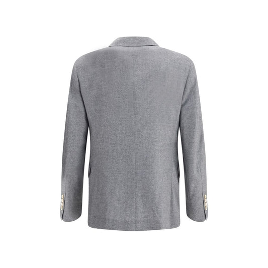 Brunello Cucinelli Cashmere and silk flannel Blazer BR-MR4367BTDC591-IT50 | L