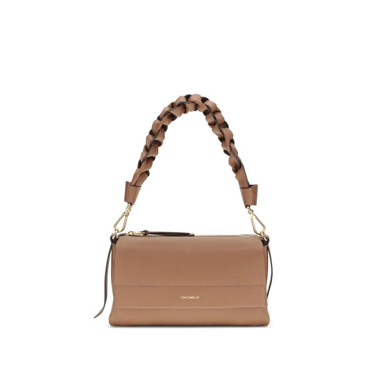 Coccinelle Beige Calf Leather Bos Taurus Shoulder Bag1728,72470364320,Bags,Beige,Coccinelle,New with tags,Shoulder Bags - Bags,Women