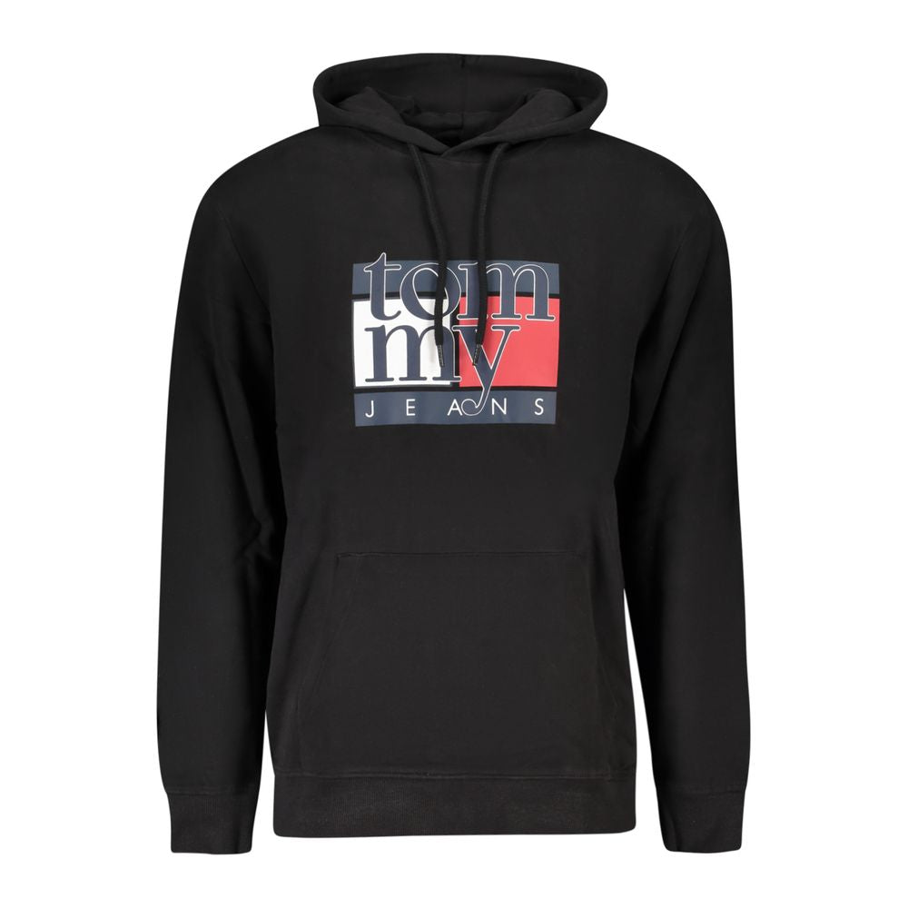 Tommy Hilfiger Black Cotton Men Sweater TO-39466-S