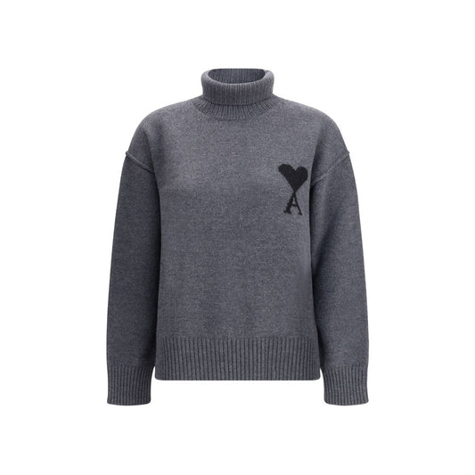 Ami Paris Ami De Coeur Turtleneck Sweater AM-UKS8390180504-M