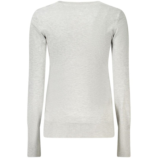 Guess Jeans Gray Viscose Sweater