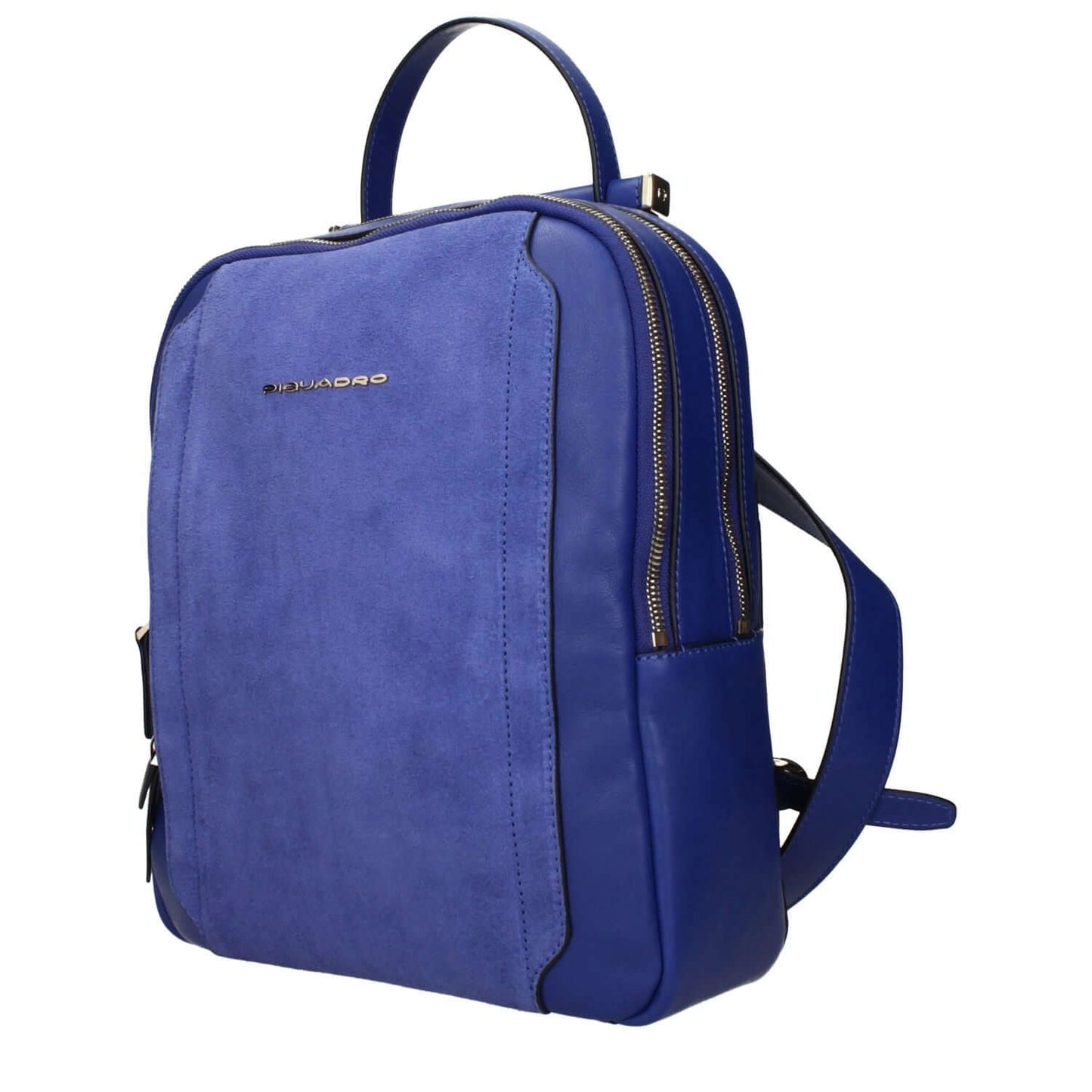 Piquadro Blue Leather Backpack 1728,75667636384,Backpacks - Bags,Bags,Blue,New with tags,Piquadro,Women