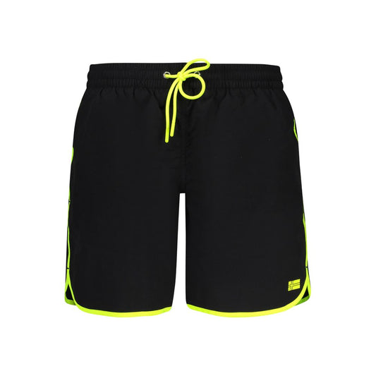 Norway 1963 Black Polyamide Men's Swim Trunk