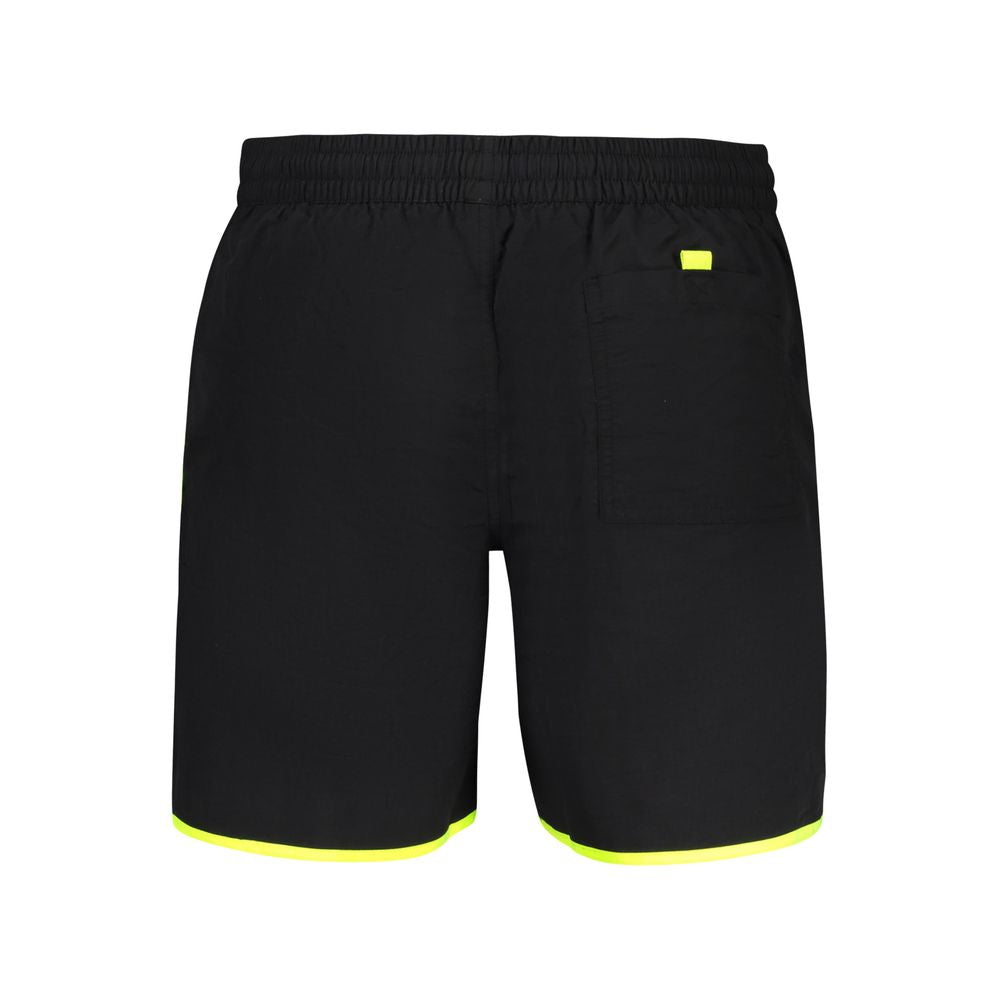 Norway 1963 Black Polyamide Men's Swim Trunk