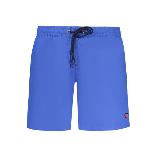 Norway 1963 Blu Poliammide Men's Swim Boxer