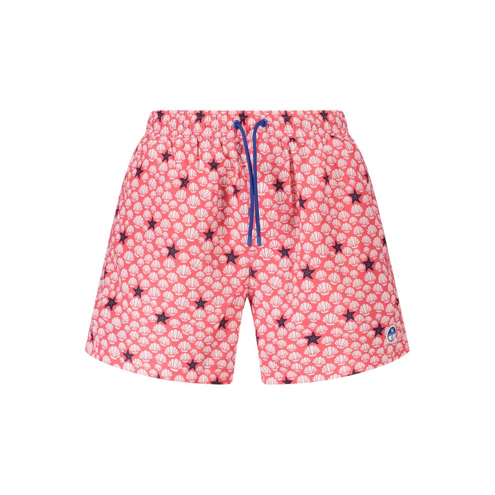 North Sails Red Polyester Men's Swim Boxer