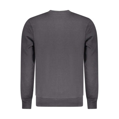 North Sails Black Cotton Men Sweatshirt