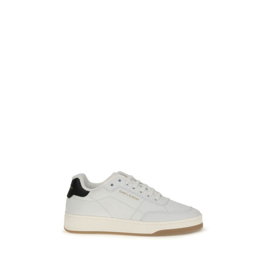 Saint Laurent White Calf Leather Bos Taurus Low Top Sneakers 1728,72470364320,EU36/US6,EU37.5/US7.5,EU37/US7,EU38.5/US8.5,EU38/US8,EU39/US9,EU40/US10,EU41/US11,Low Tops - Sneakers - Shoes,New with tags,Saint Laurent,Shoes,Sneakers - Shoes,White,Women