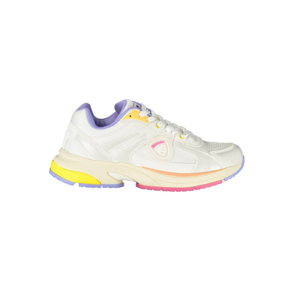 Blauer Bianco Polyurethane Women Sneaker 1728,67403481248,Athletic - Sneakers - Shoes,Blauer,EU36/US6,EU37/US7,EU38/US8,EU40/US10,EU41/US11,New with tags,Shoes,Sneakers - Shoes,White,Women