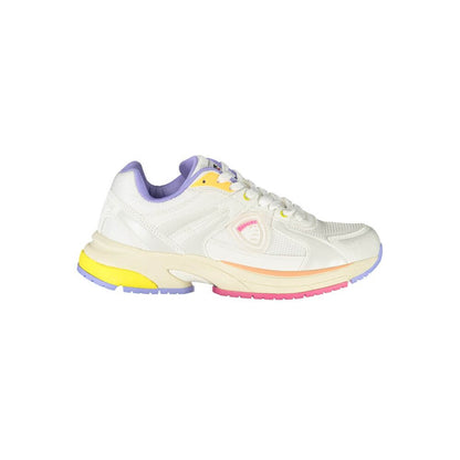 Blauer Bianco Polyurethane Women Sneaker 1728,67403481248,Athletic - Sneakers - Shoes,Blauer,EU36/US6,EU37/US7,EU38/US8,EU40/US10,EU41/US11,New with tags,Shoes,Sneakers - Shoes,White,Women