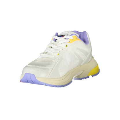 Blauer Bianco Polyurethane Women Sneaker 1728,67403481248,Athletic - Sneakers - Shoes,Blauer,EU36/US6,EU37/US7,EU38/US8,EU40/US10,EU41/US11,New with tags,Shoes,Sneakers - Shoes,White,Women