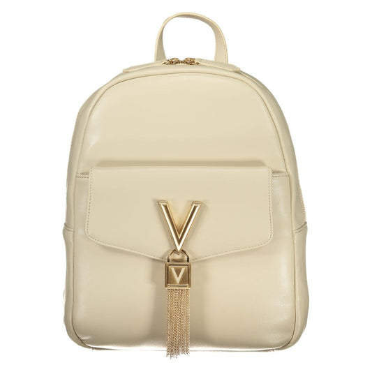 Mario Valentino Beige Polyurethane Women Backpack 1728,67403481248,Backpacks - Bags,Bags,Beige,Mario Valentino,New with tags,Women