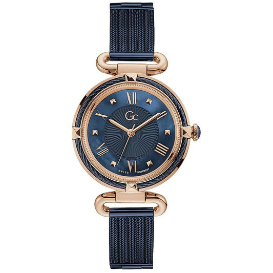 GC Blue Stainless Steel Dress Watch1728,67434610848,Accessories,Blue,Dress Watches - Watches - Accessories,GC,New with tags,Watches - Accessories,Women