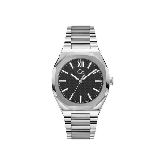 GC Gray Stainless Steel Dress Watch 1728,67434610848,Accessories,Dress Watches - Watches - Accessories,GC,Gray,Men,New with tags,Watches - Accessories