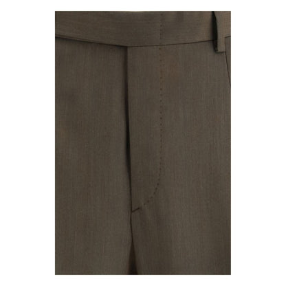 Brioni Bicolor Wool Oves Aries Casual Pants