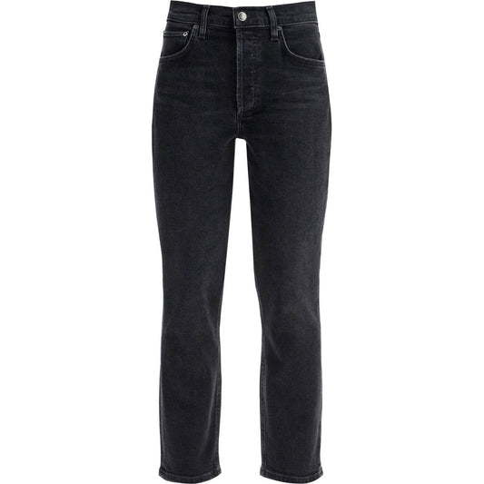 Agolde riley cropped jeans Jeans Agolde Dark Slate Gray