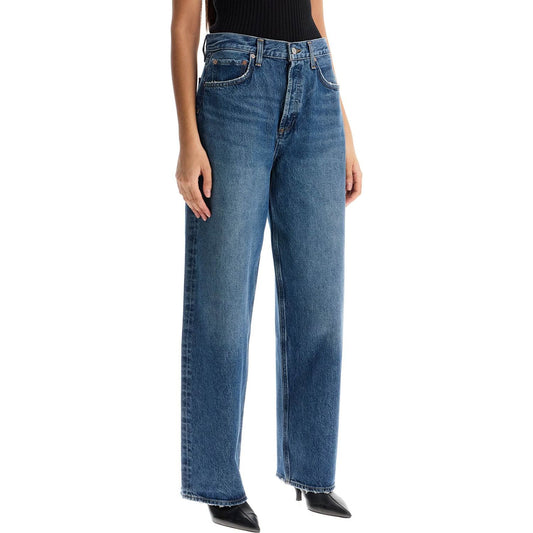 Agolde low slung baggy jeans Jeans Agolde Dark Slate Gray