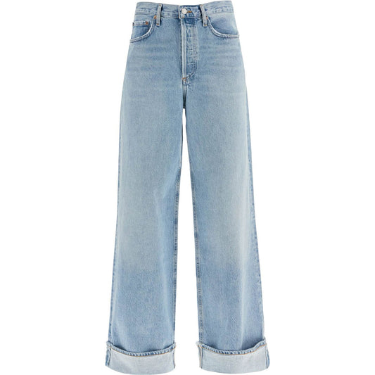 Agolde dame wide leg jeans Jeans Agolde Dark Gray