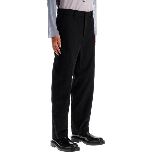 Acne Studios straight leg twill trousers in nine words Trousers Acne Studios Black