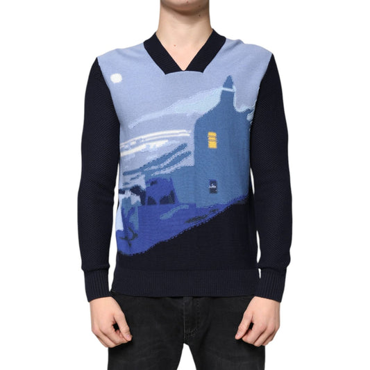 Ballantyne Multicolor Long Sleeves V-neck Pullover Sweater TSH86986-48
