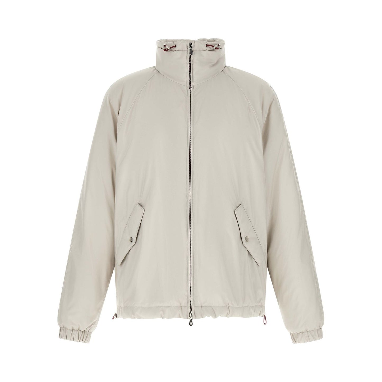 Brunello Cucinelli White Polyester Shell Jacket