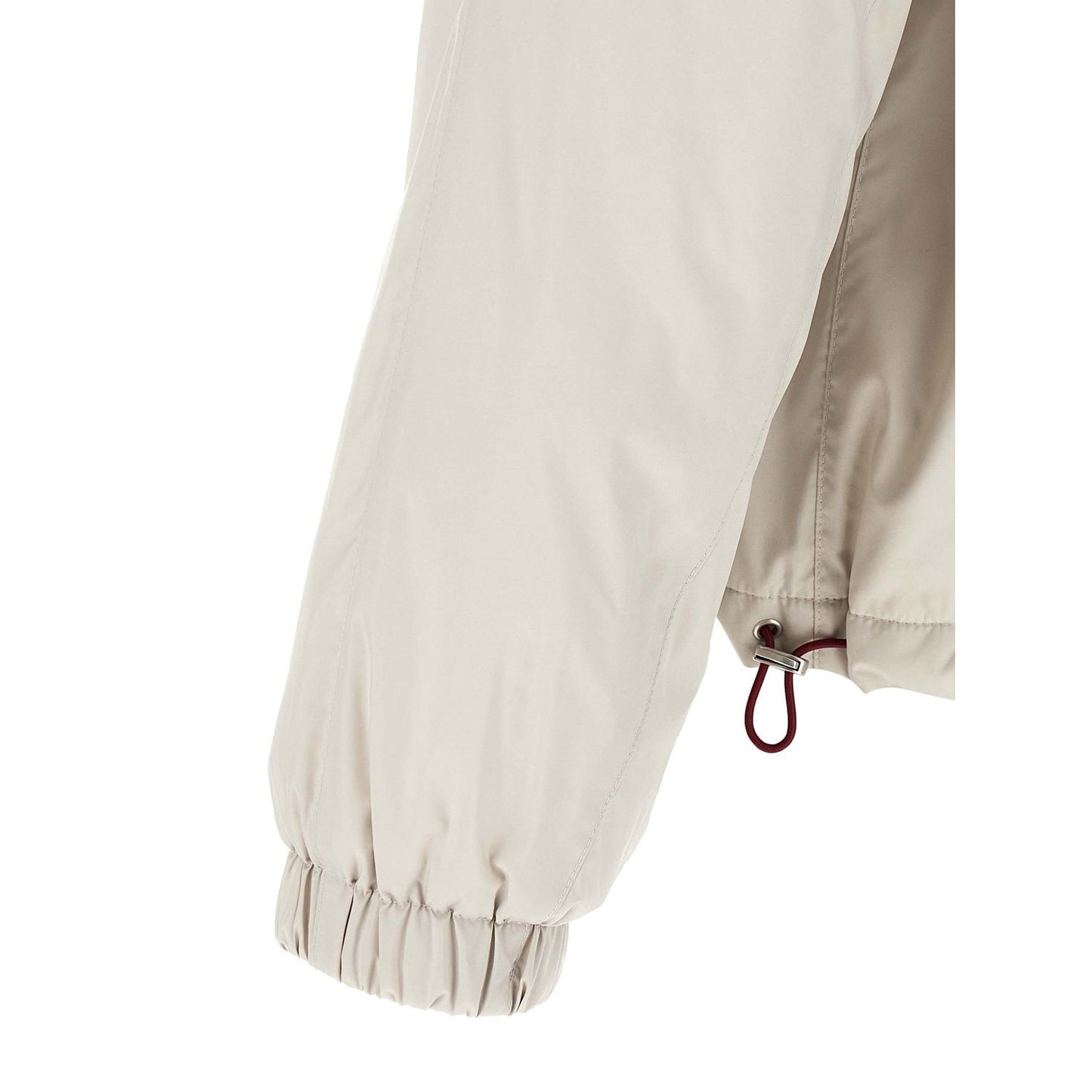 Brunello Cucinelli White Polyester Shell Jacket